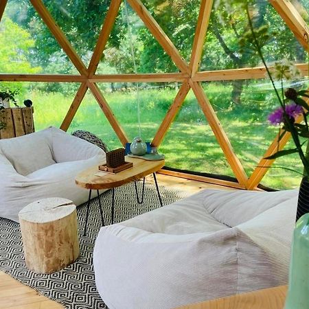 Dome Insolite Lichen Jacuzzi Et Petits-Dejeuners Inclus Gondrin Bagian luar foto